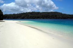 Pantai di Pulau Peucang