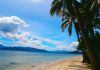 Pantai Terbaya Lampung Tampak Alami Dengan Pasir Coklatnya