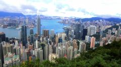 Hongkong View from Victoria Peak