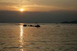 Pantai Sebalang Indahnya Panorama Matahari Terbenam di Lampung